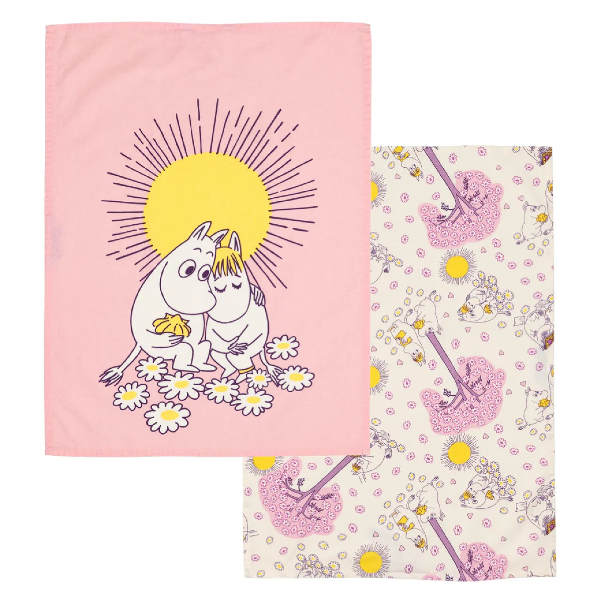 Moomin Sweethearts Kitchen Towel 50 x 70 cm 2 pieces