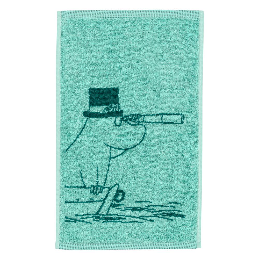 Moominpappa Hand Towel 30x50 Teal