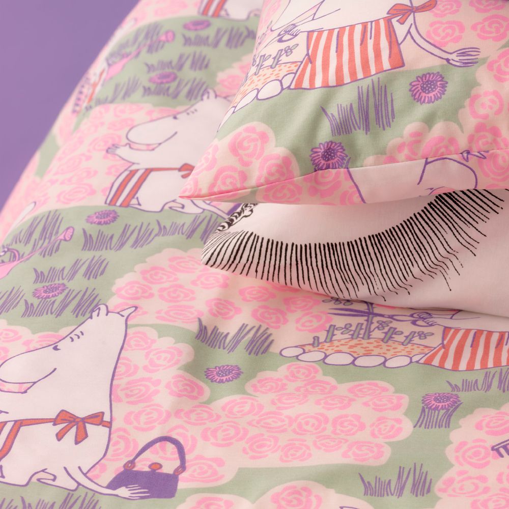 Moomin Rose Garden Pillow Case 50x60