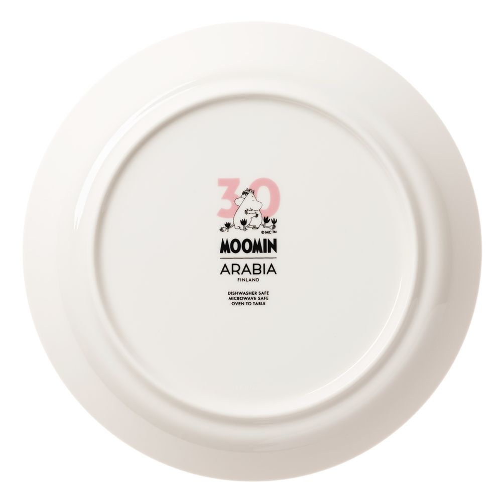 Moomin Love 30 Plate 19cm Pink - The Official Moomin Shop