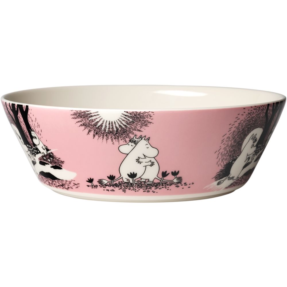 Moomin Love 30 Serving Bowl 23cm Pink - The Official Moomin Shop