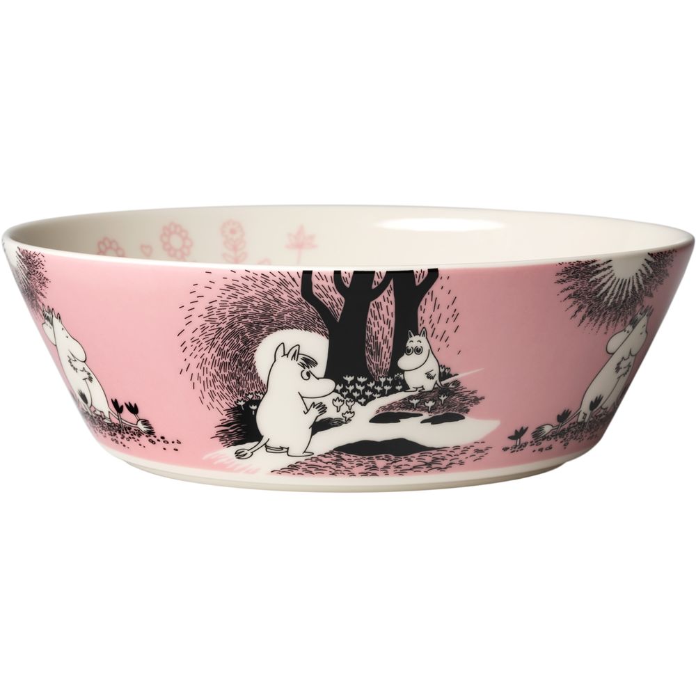 Moomin Love 30 Serving Bowl 23cm Pink - The Official Moomin Shop