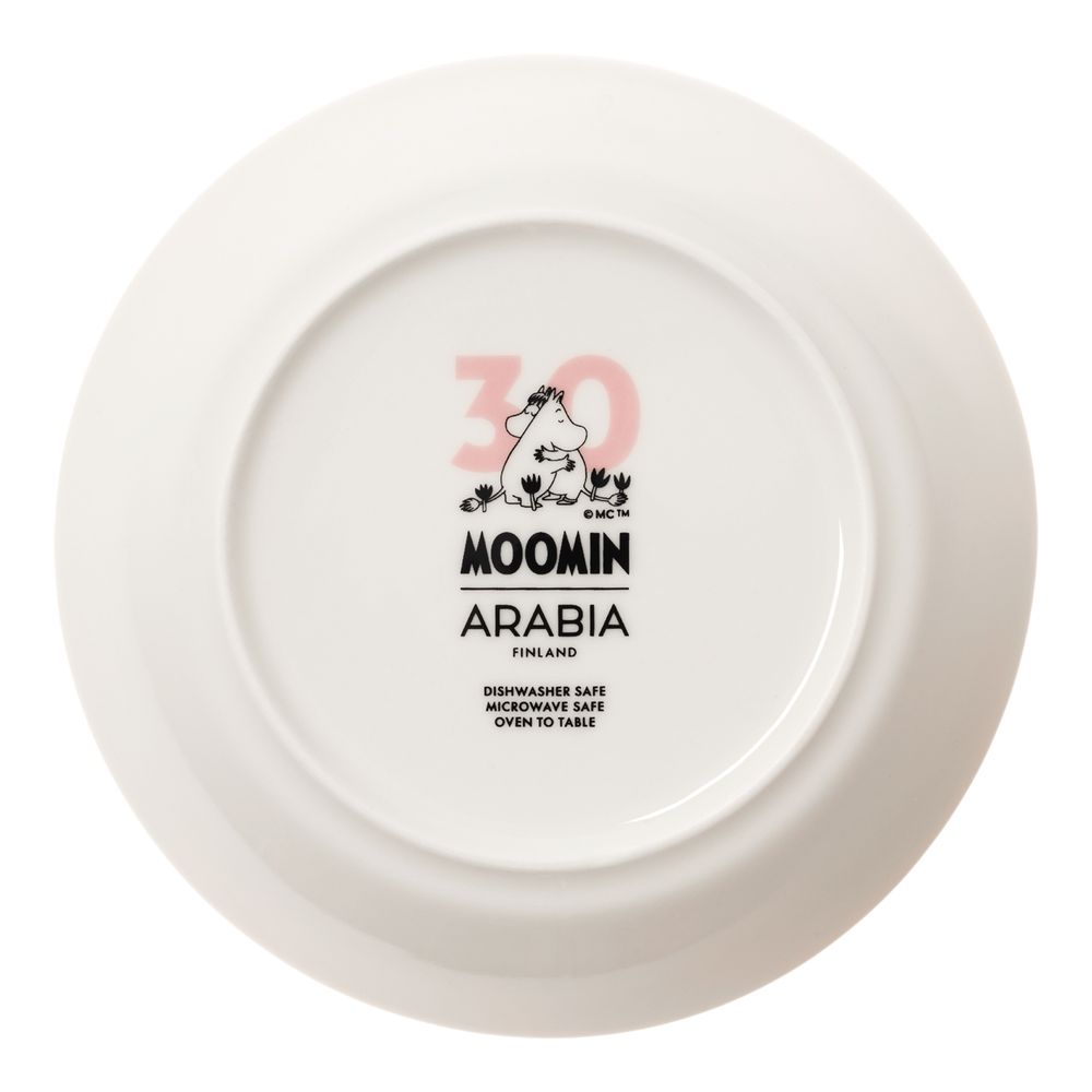 Moomin Love 30 Saucer 15cm Pink - The Official Moomin Shop