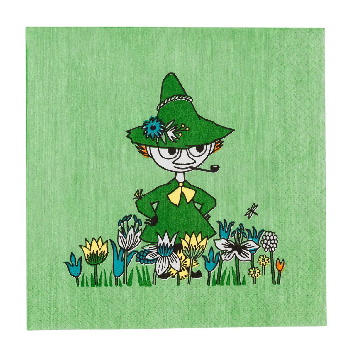 Moomin Napkins Snufkin Green33 cm