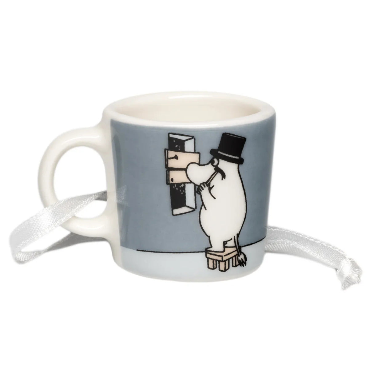 Moomin  Mini Mug Moominpappa Grey 12 mm