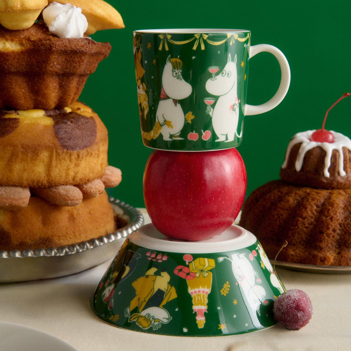 Moomin Gift Of Love Mug 0,3L Green - The Official Moomin Shop