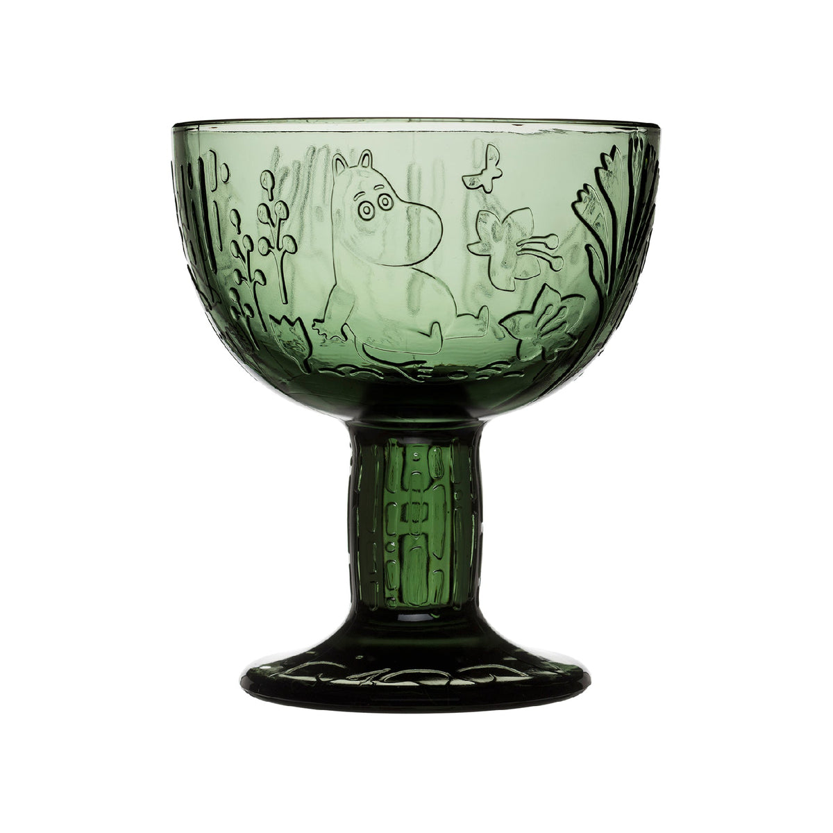 Moomin Mystical Forest Pine Green Serving Bowl 140 mm