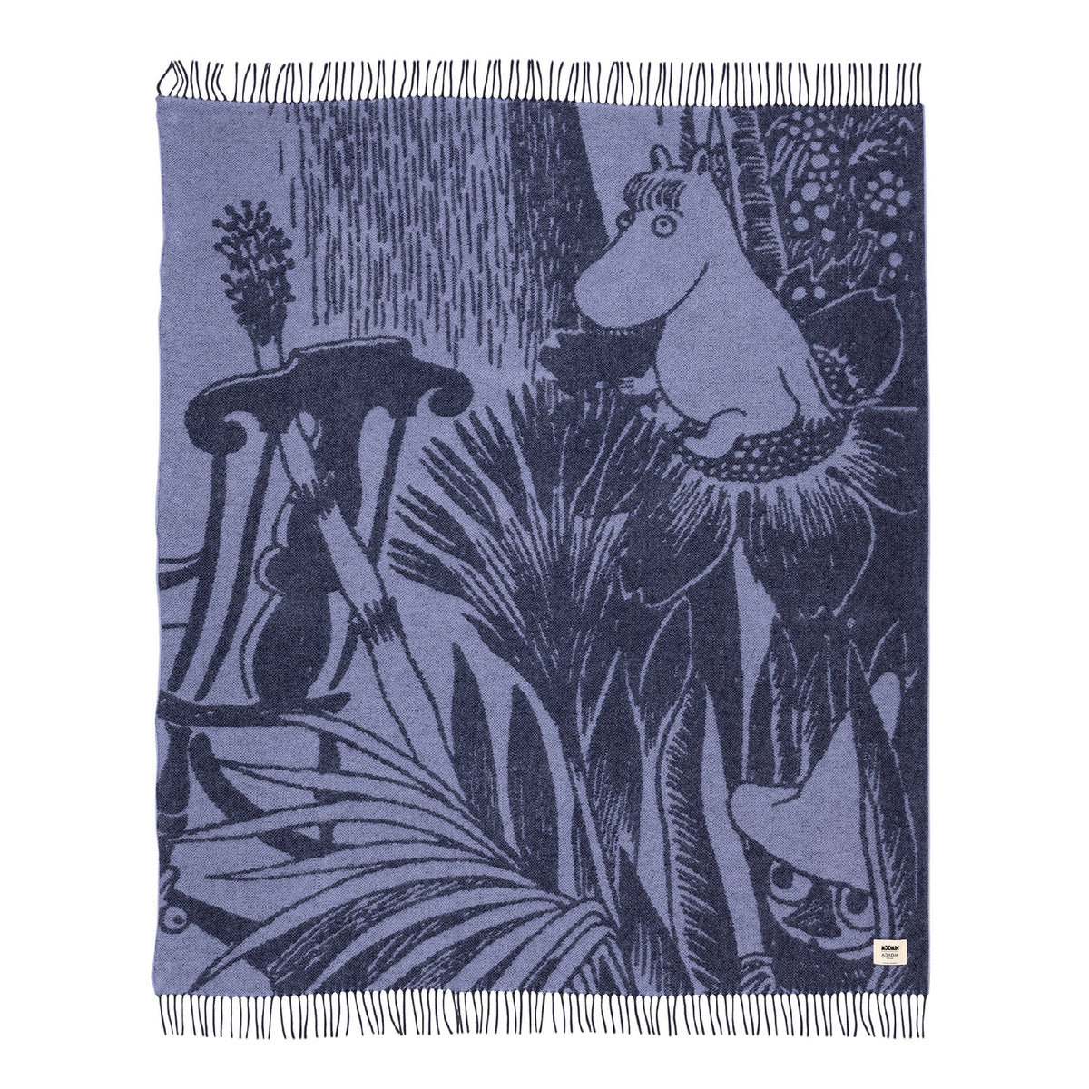 Moomin Mystical Forest Wool Throw 130 x 170 cm