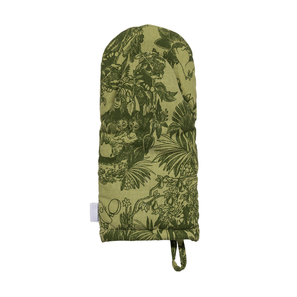 Moomin Mystical Forest Oven Mitt Green