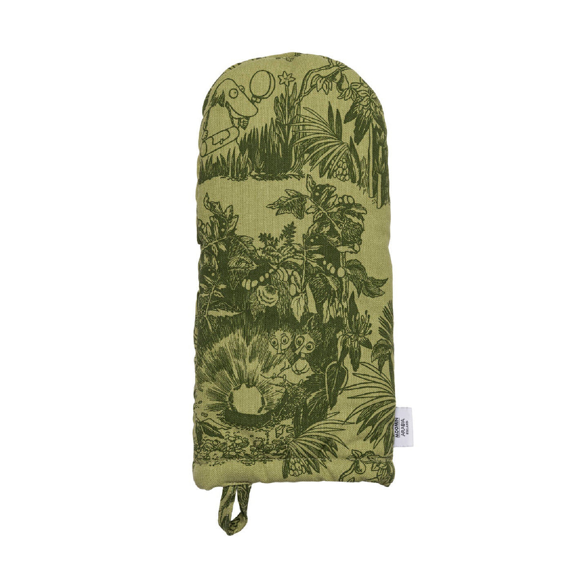 Moomin Mystical Forest Oven Mitt Green
