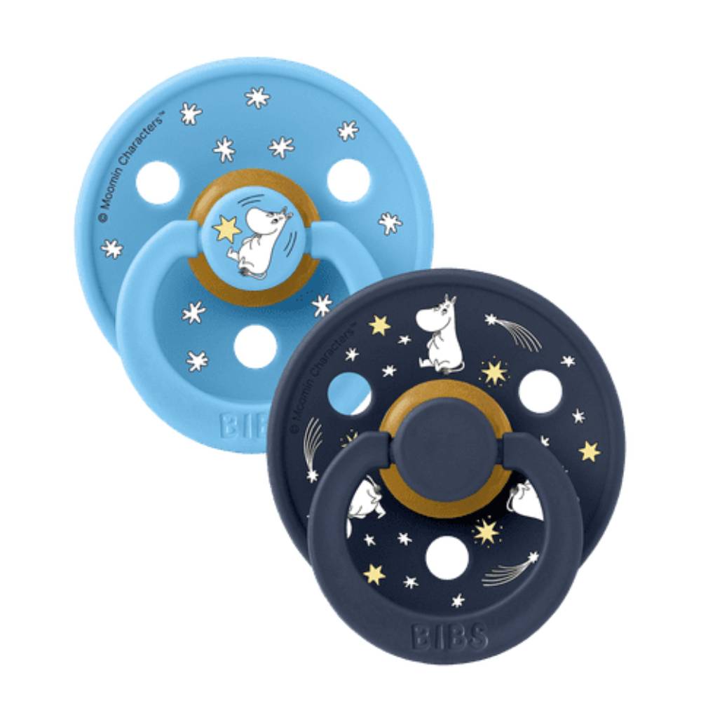 Moomin Good Night Pacifier 2pack Blue - The Official Moomin Shop