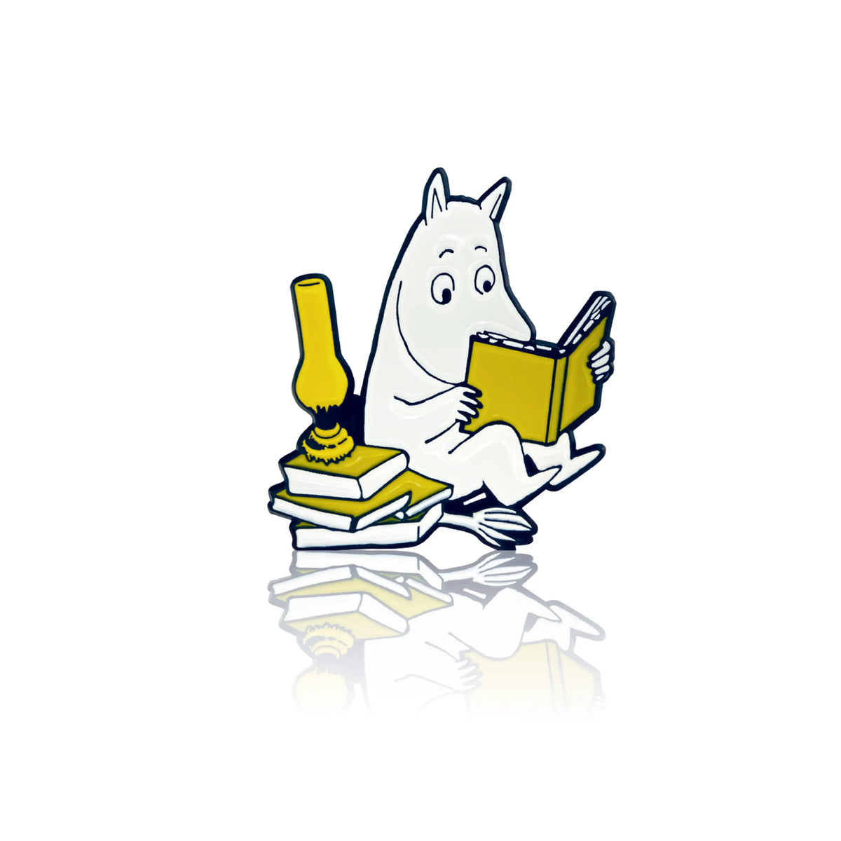 Moomintroll Reading A Book Pin