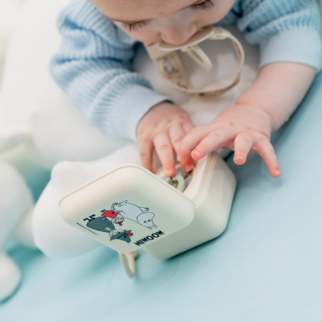 Moomin Friends Pacifier Box Ivory