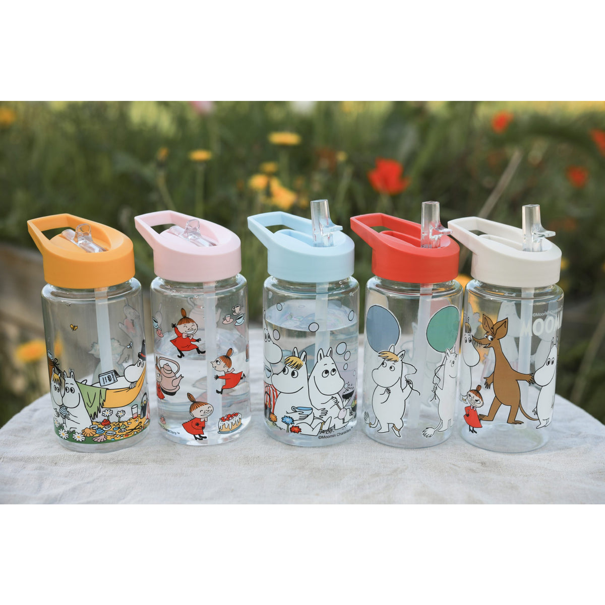 Moomin Family Water Bottle Beige