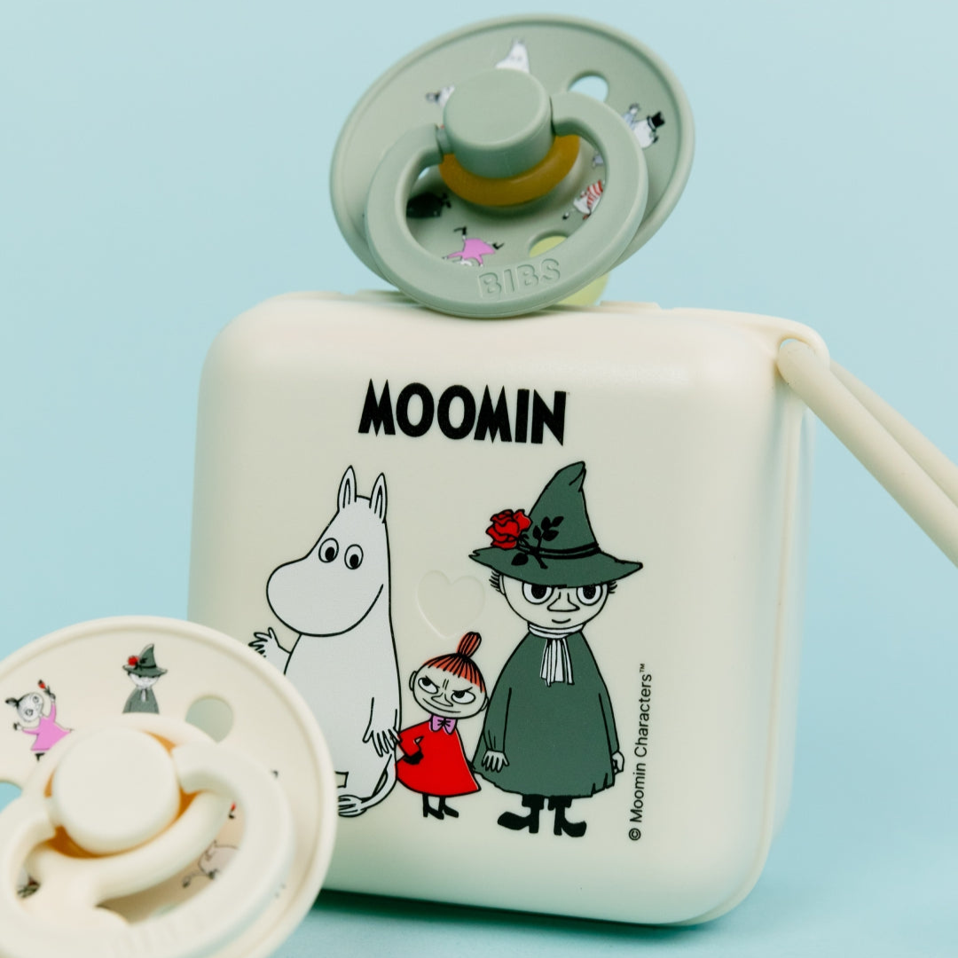 Moomin Friends Pacifier Box Ivory