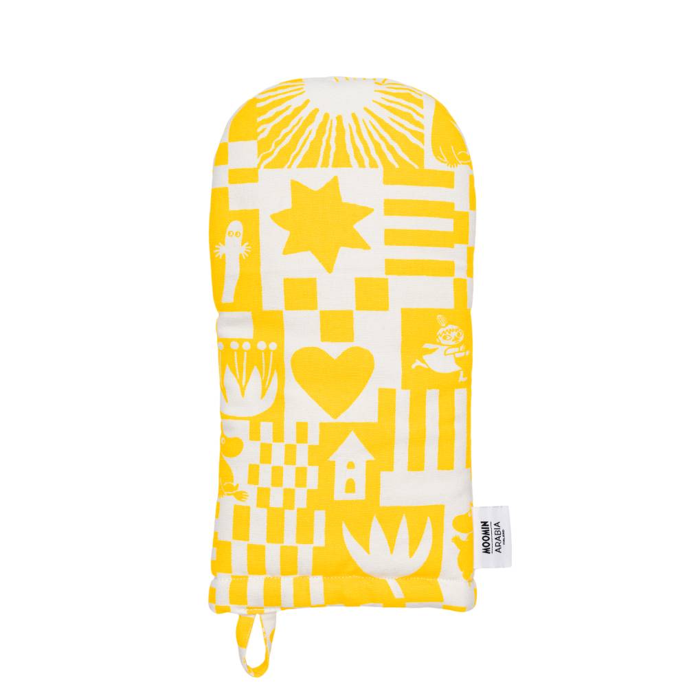 Moomin Party Oven Mitt Yellow