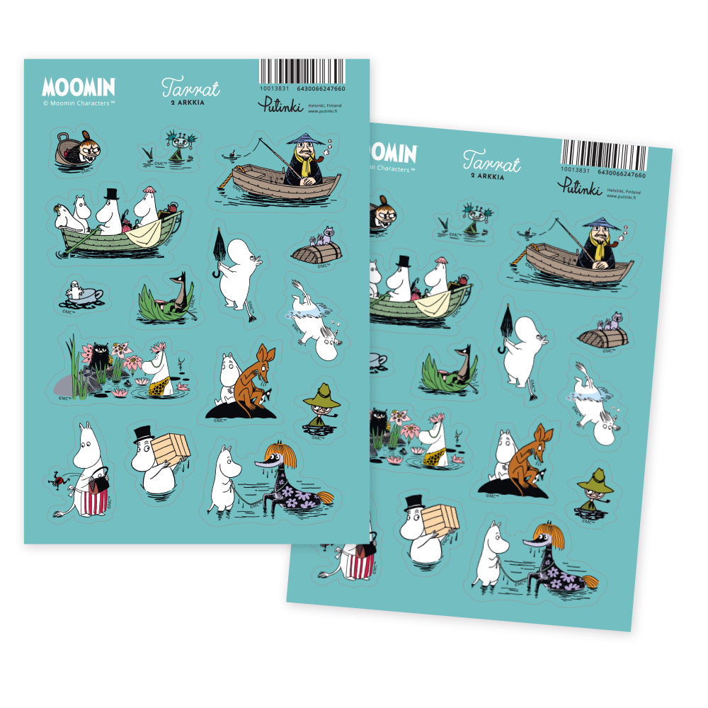 Moomin Flood Sticker Set 2 Sheets