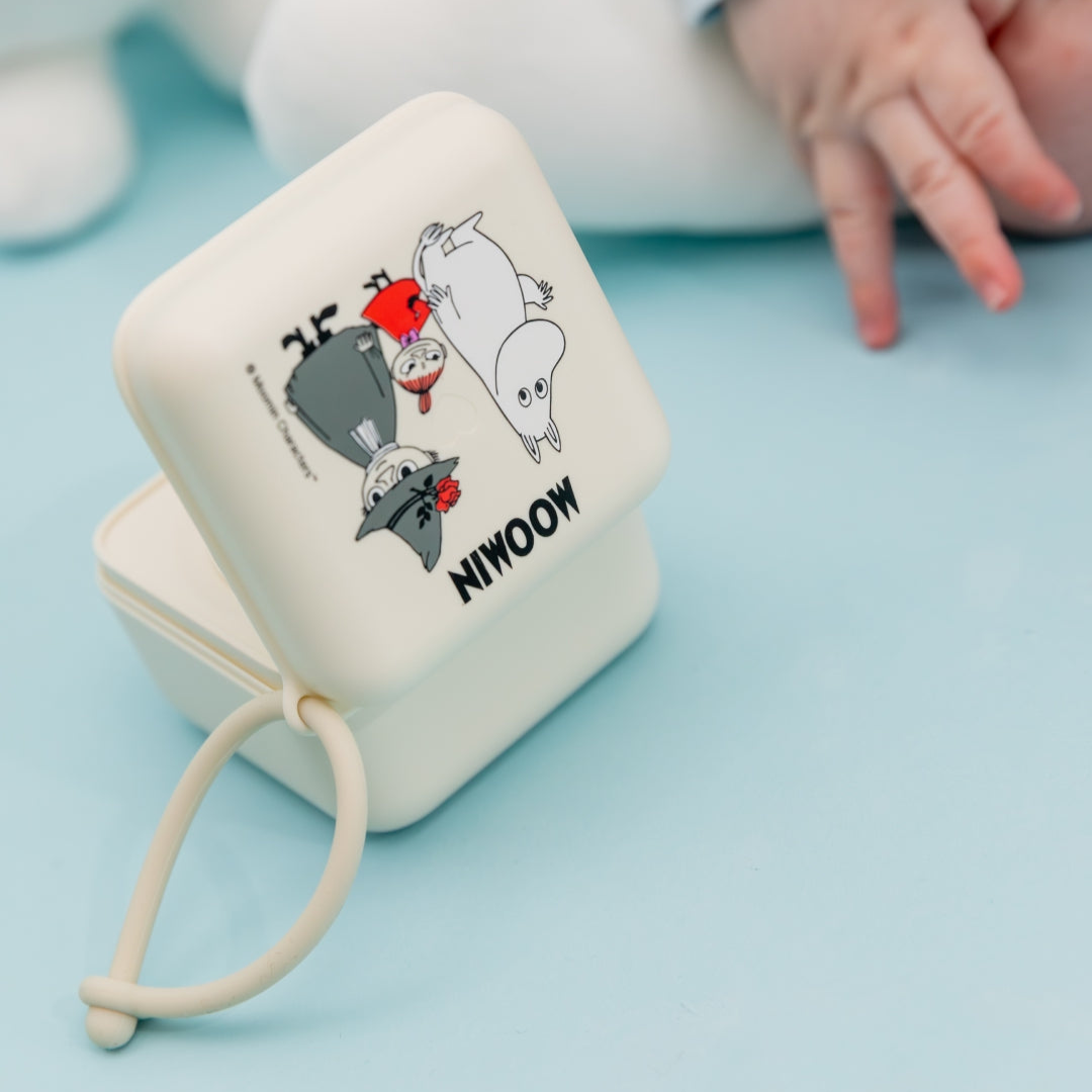Moomin Friends Pacifier Box Ivory