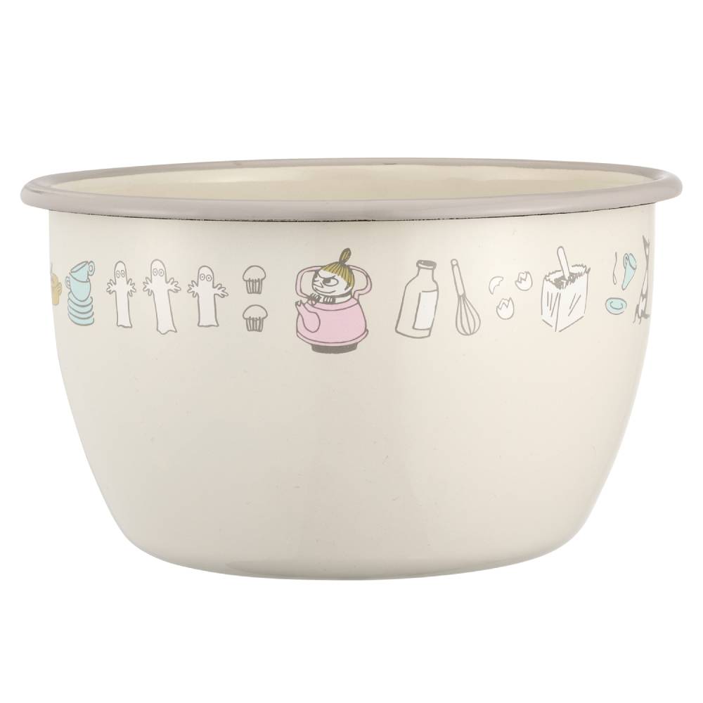 Moomin Bon Appétit Bowl 2L White - The Official Moomin Shop