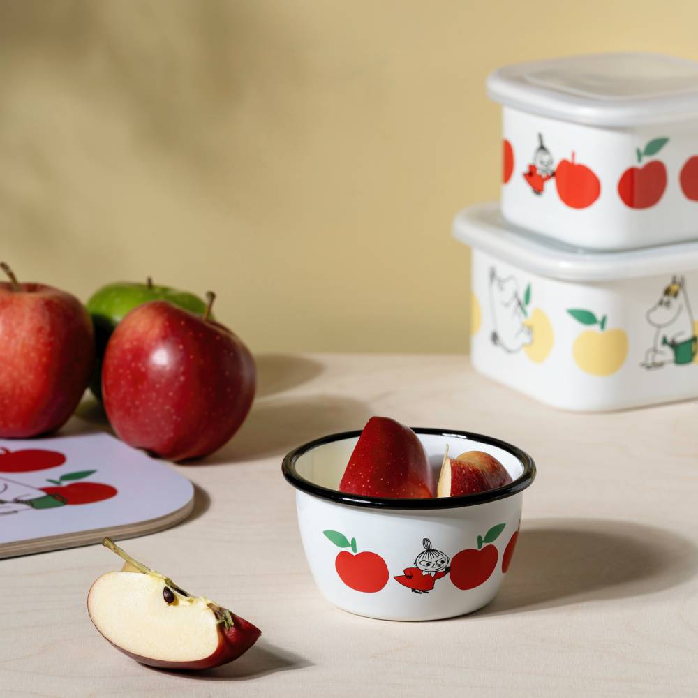Moomin Joyfull Apples Jar 1L - The Official Moomin Shop