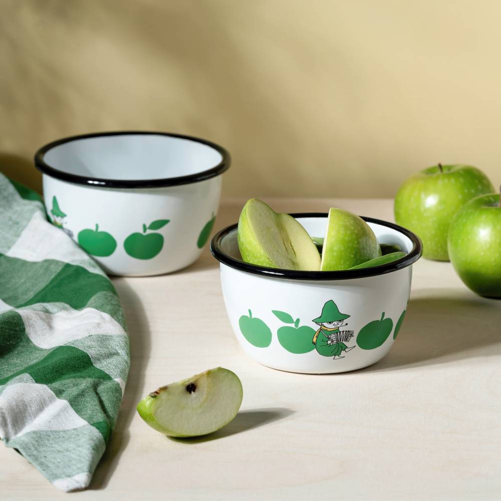 Moomin Joyfull Apples Bowl 6dl - The Official Moomin Shop