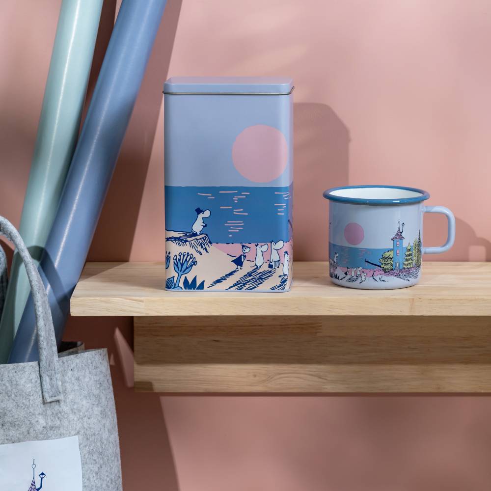 Moomin Sunset Mug 5,5dl Blue - The Official Moomin Shop