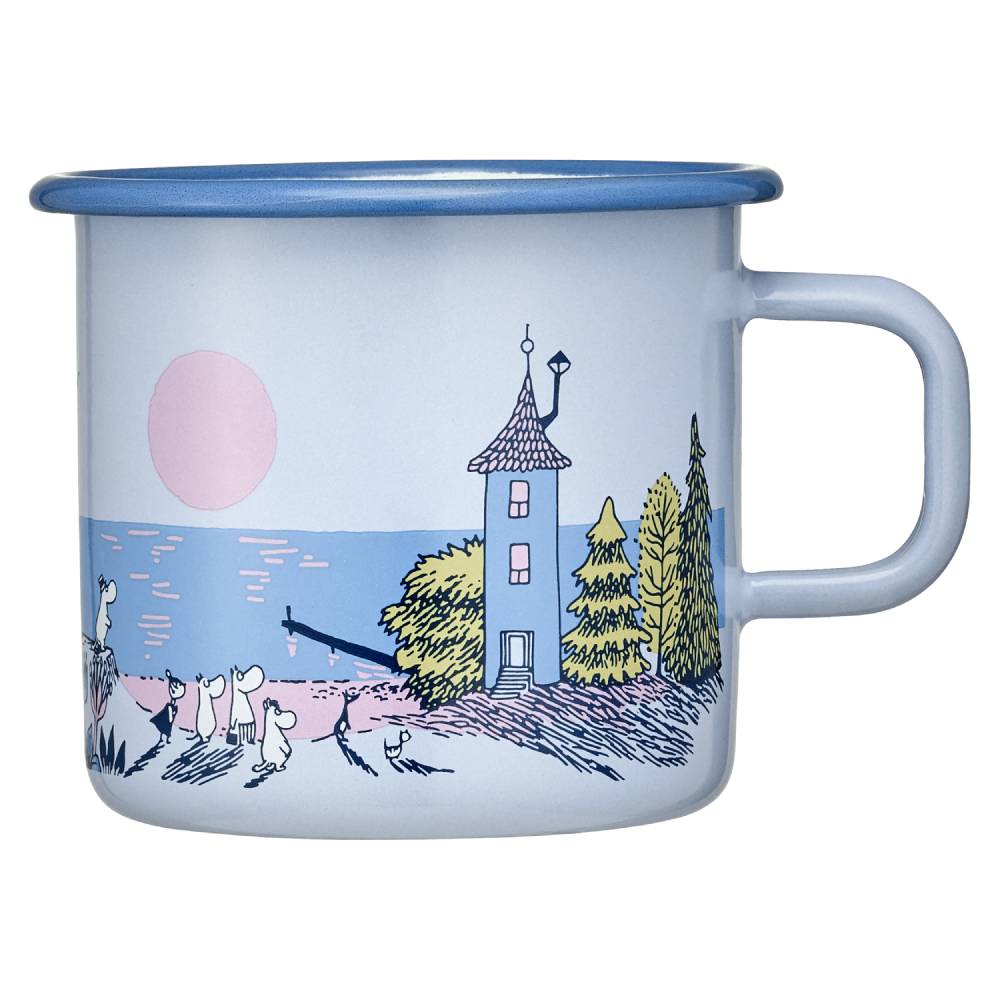 Moomin Sunset Mug 5,5dl Blue - The Official Moomin Shop