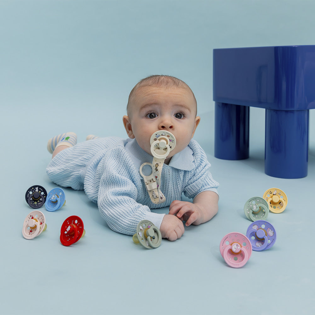 Moomin Friends Pacifier Clip Loop Ivory