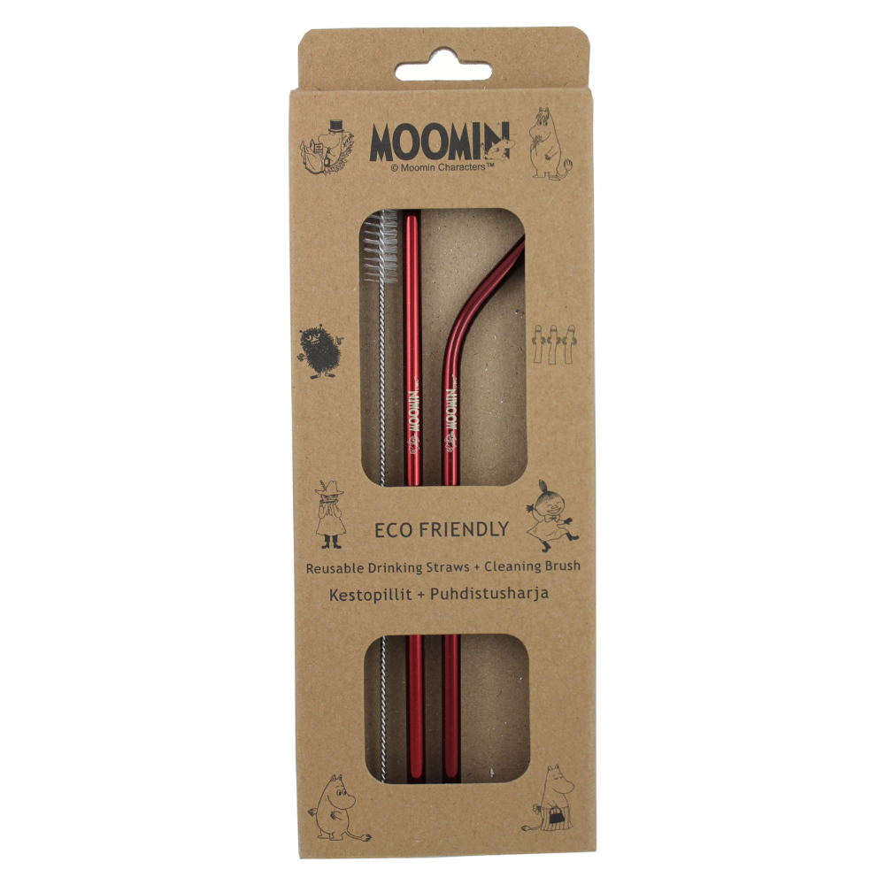 Reusable Drinking Straws Red