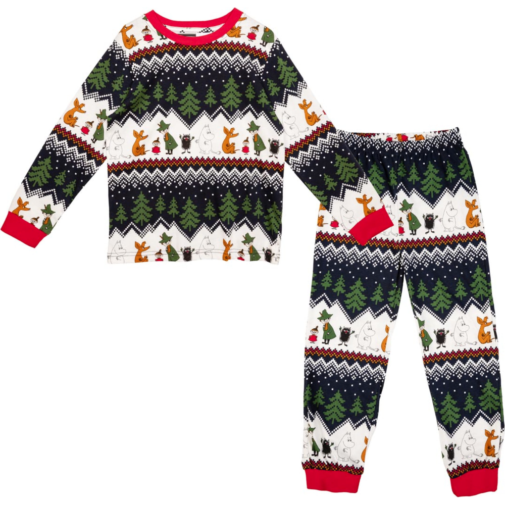 Moomin Mountains Kids Pyjamas Dark Blue