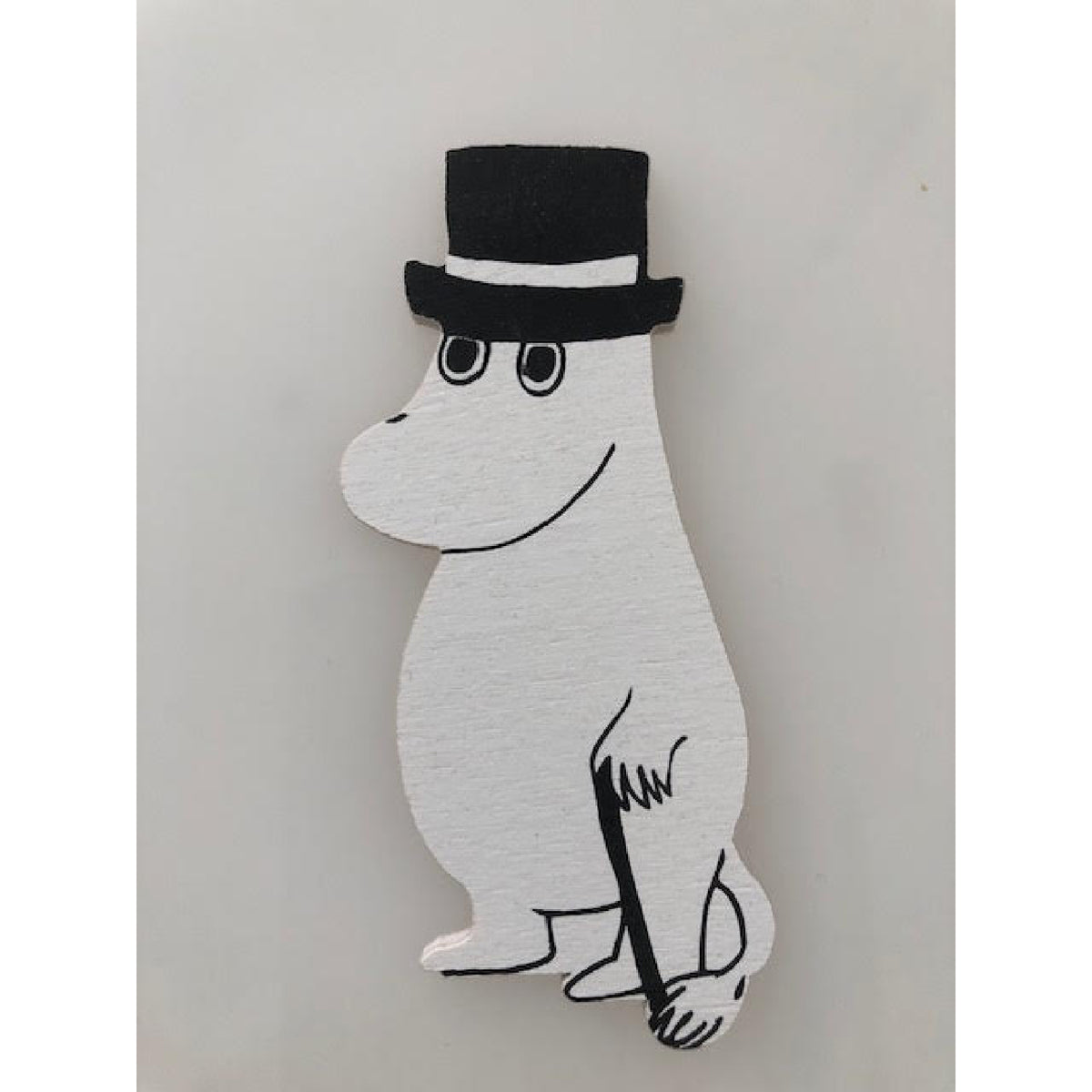 Wooden Magnet Moominpappa With A Walking Stick