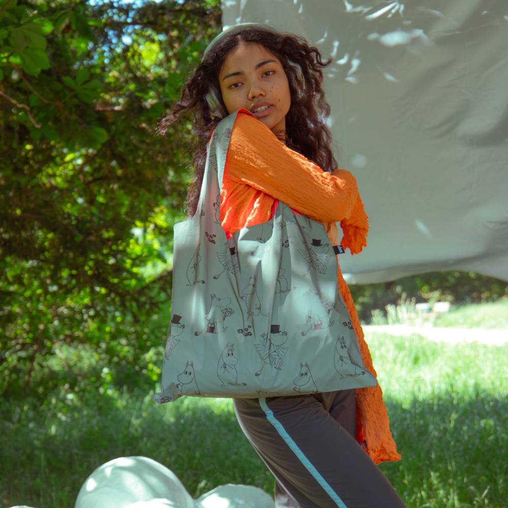 Moomin Family Pattern Reflective Bag