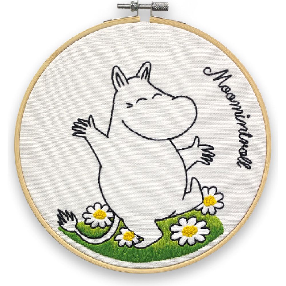 Moomintroll Pattern Embroidery Kit Moomintroll Dancing - The Official Moomin Shop - United ...