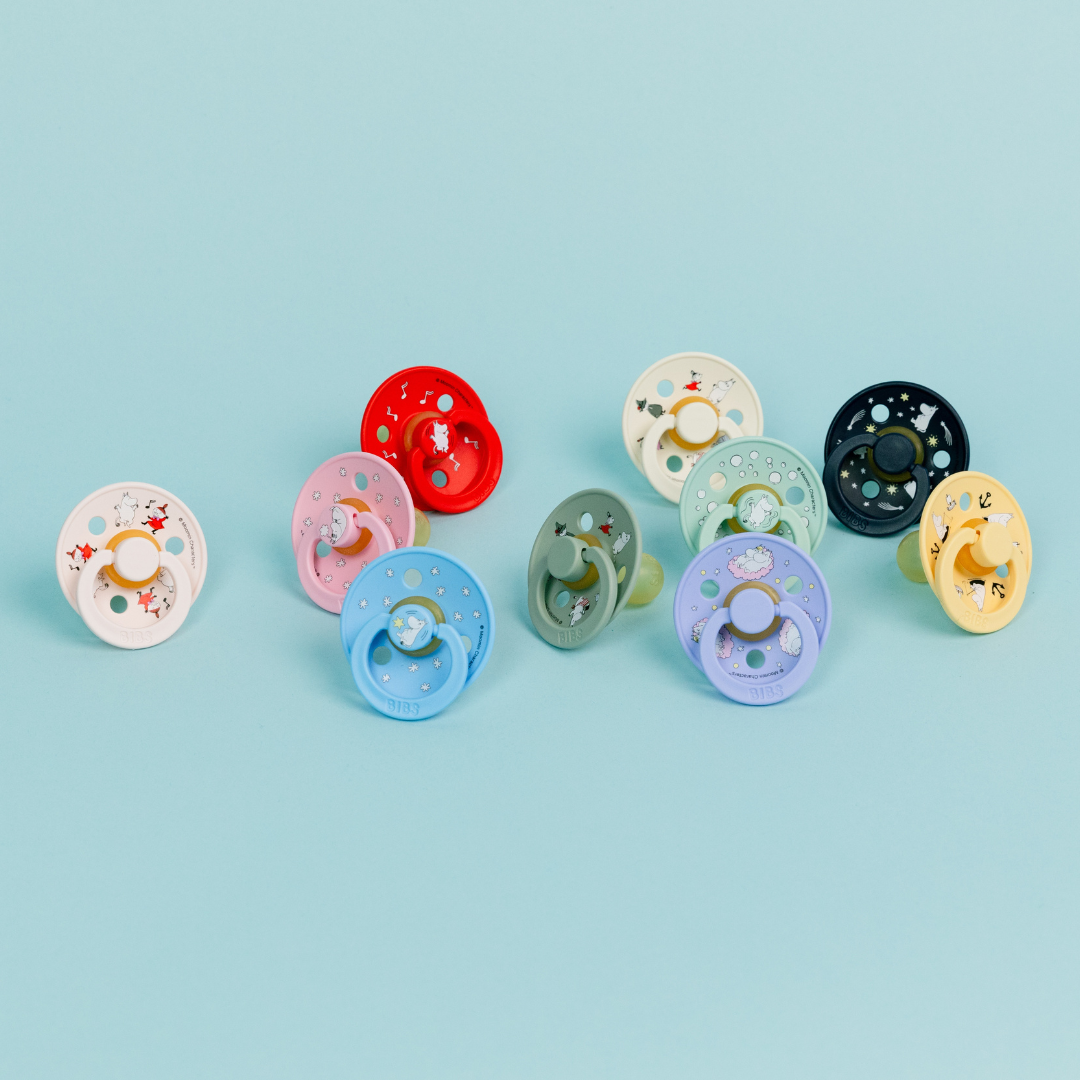 Moomin Dreaming Pacifier 2-pack Light pink/blue