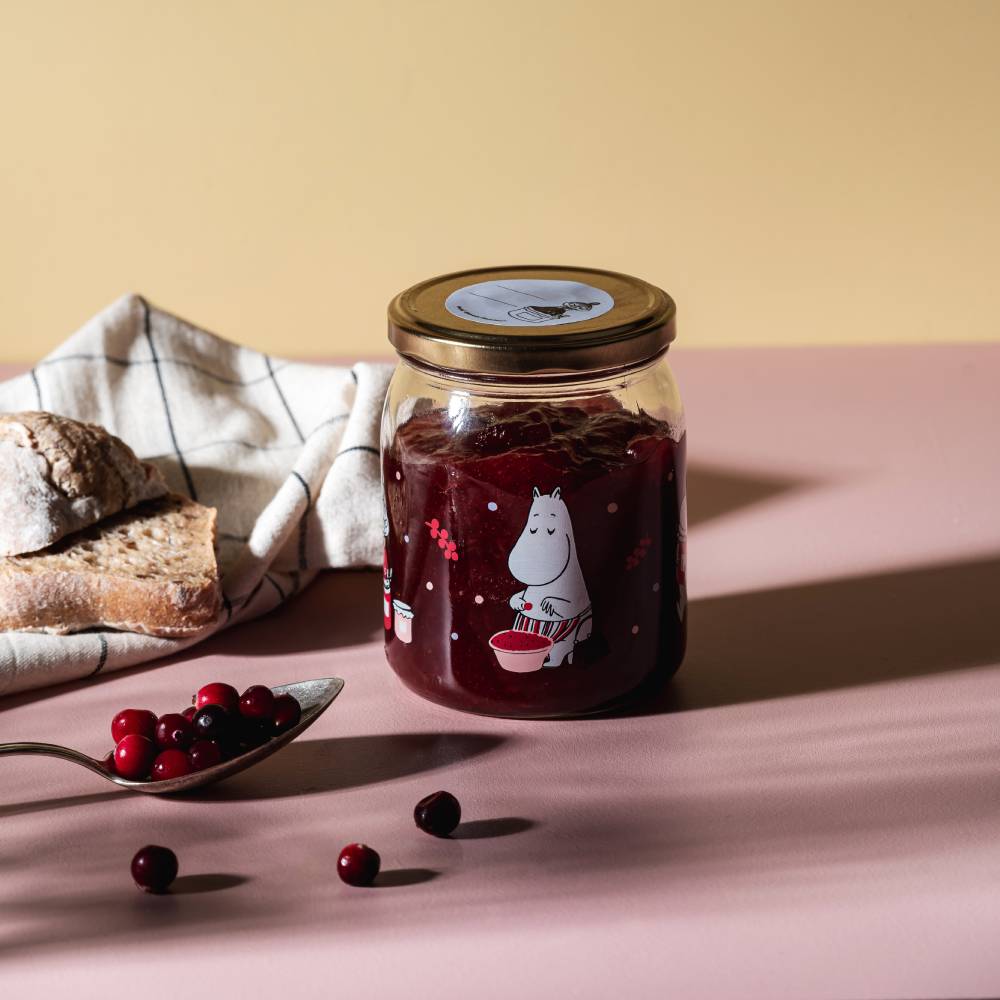 Moomin Glass Jars, Berries, Jam and Apples Bundle - Muurla