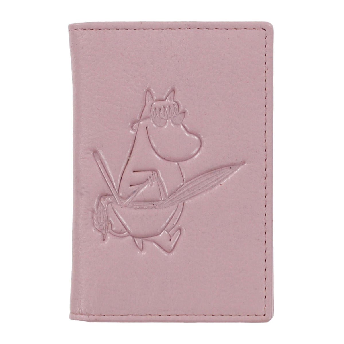 Snorkmaiden Pink Leather Card Wallet