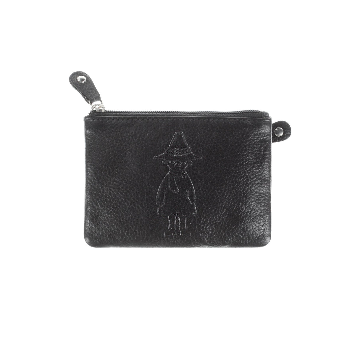 Snufkin Black  Leather Purse