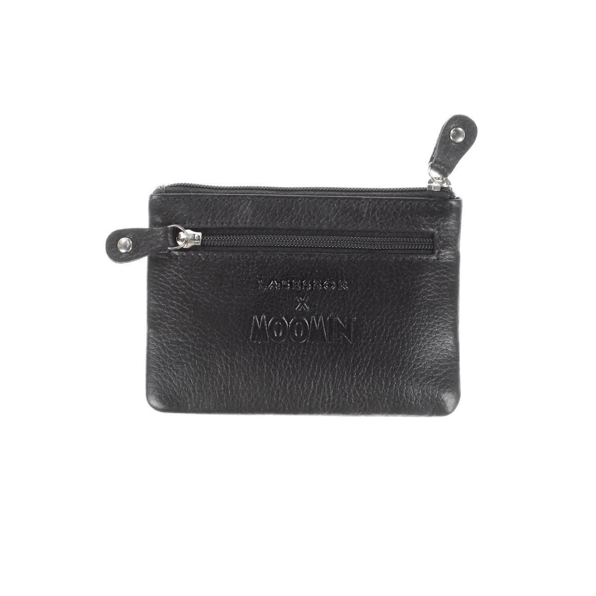 Snufkin Black  Leather Purse
