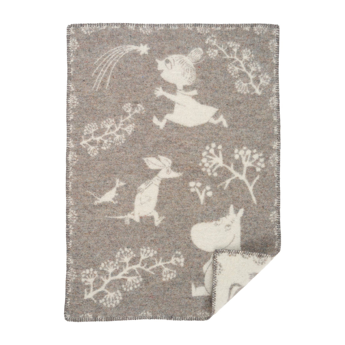 Moomin Winterland Children&#39;s Blanket Grey