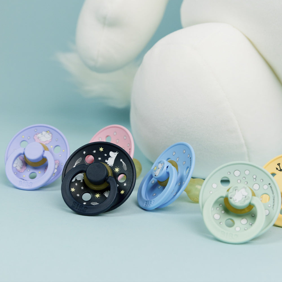 Moomin Sailing Pacifier 2-pack Yellow/Green