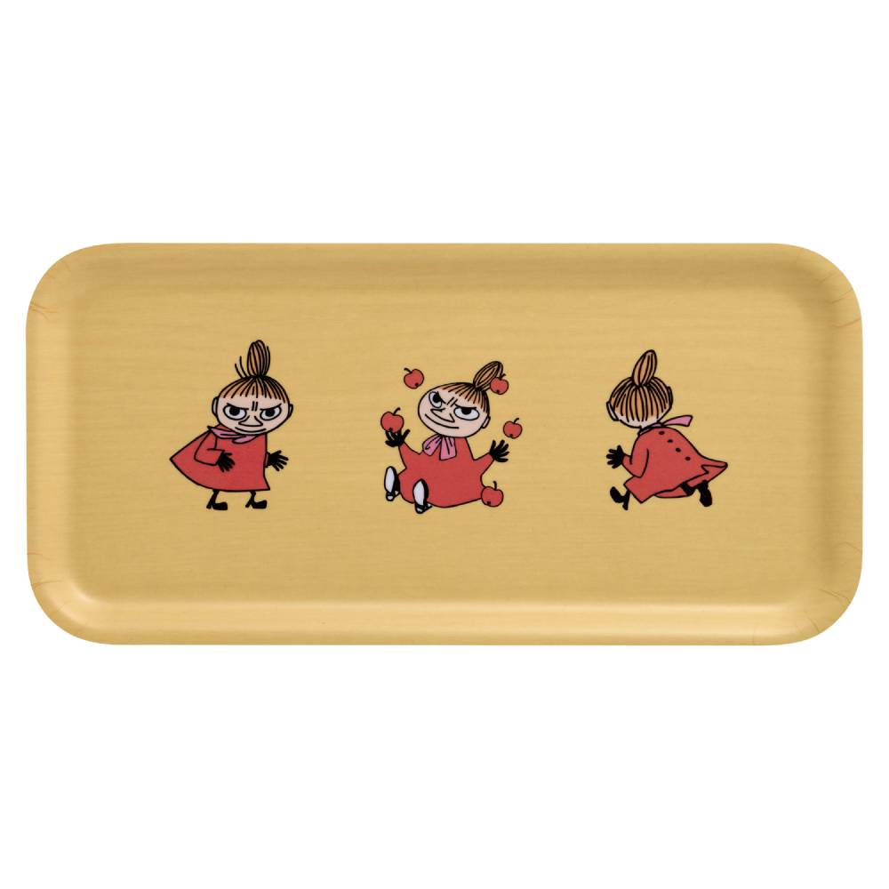 Little My Retro Tray 27x13cm Yellow - The Official Moomin Shop