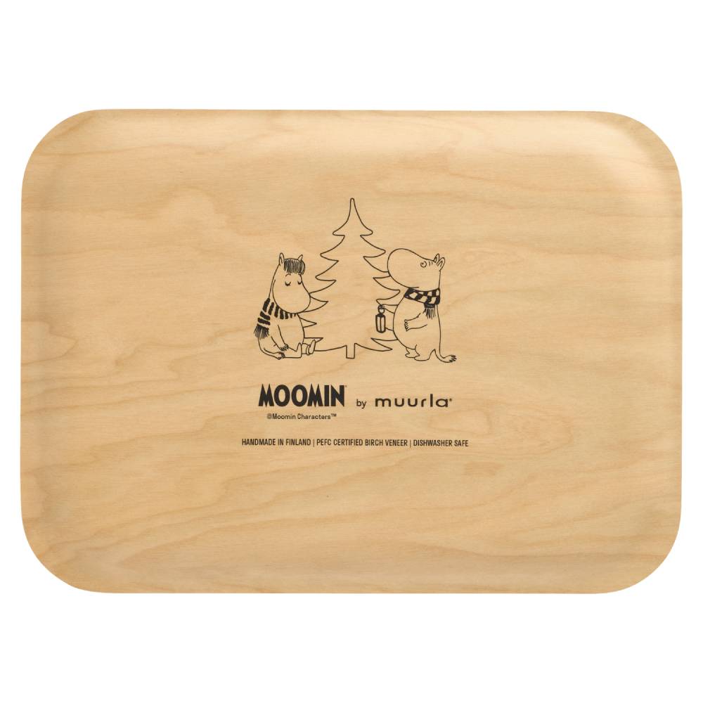 Moomin Snowfall Tray 27x20cm - The Official Moomin Shop