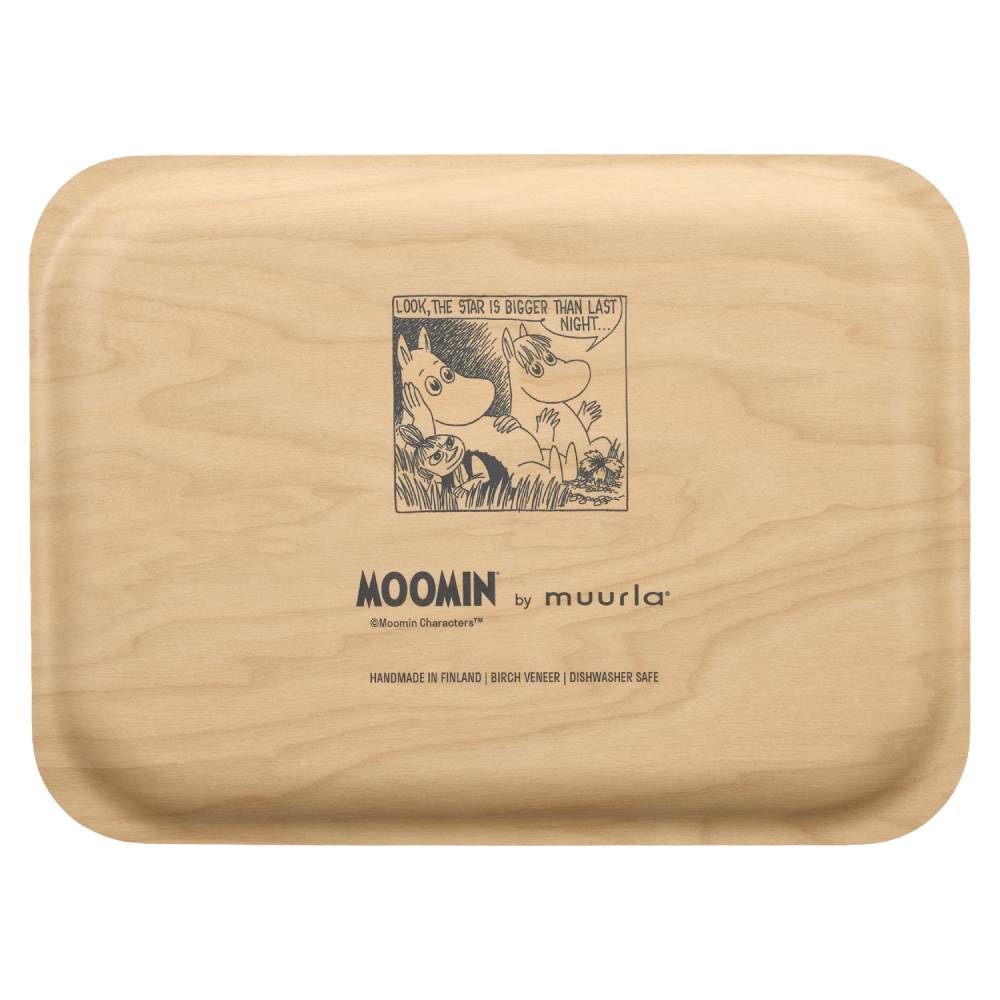 Moomin Friendship Tray 27x20cm Black - The Official Moomin Shop