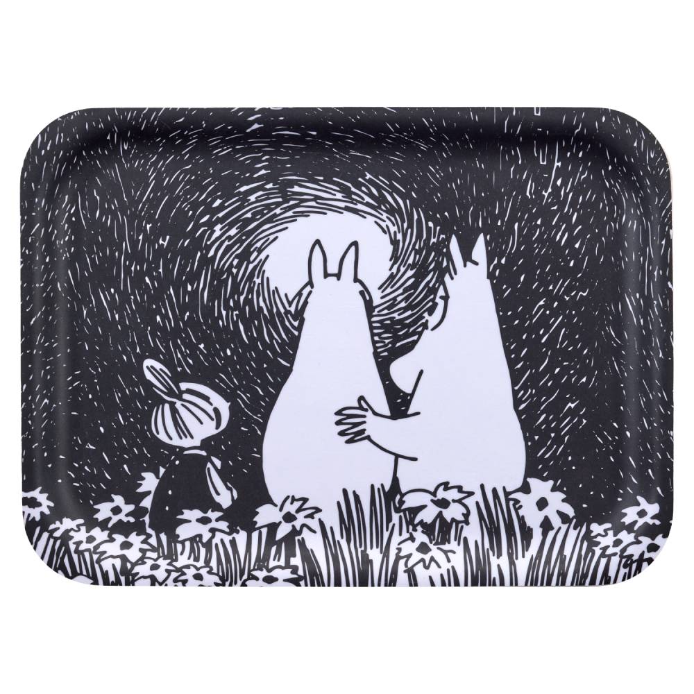 Moomin Friendship Tray 27x20cm Black - The Official Moomin Shop