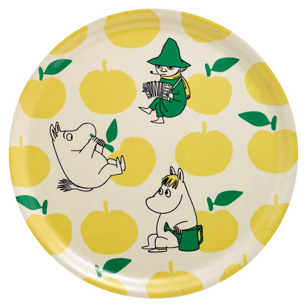 Moomin Joyfull Apples Tray 35cm - The Official Moomin Shop
