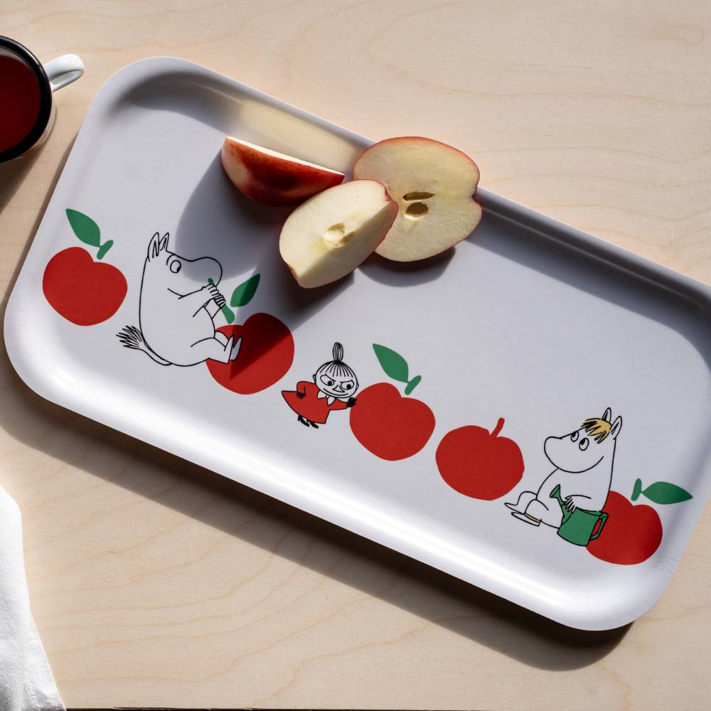 Moomin Joyfull Apples Tray 43x22cm - The Official Moomin Shop