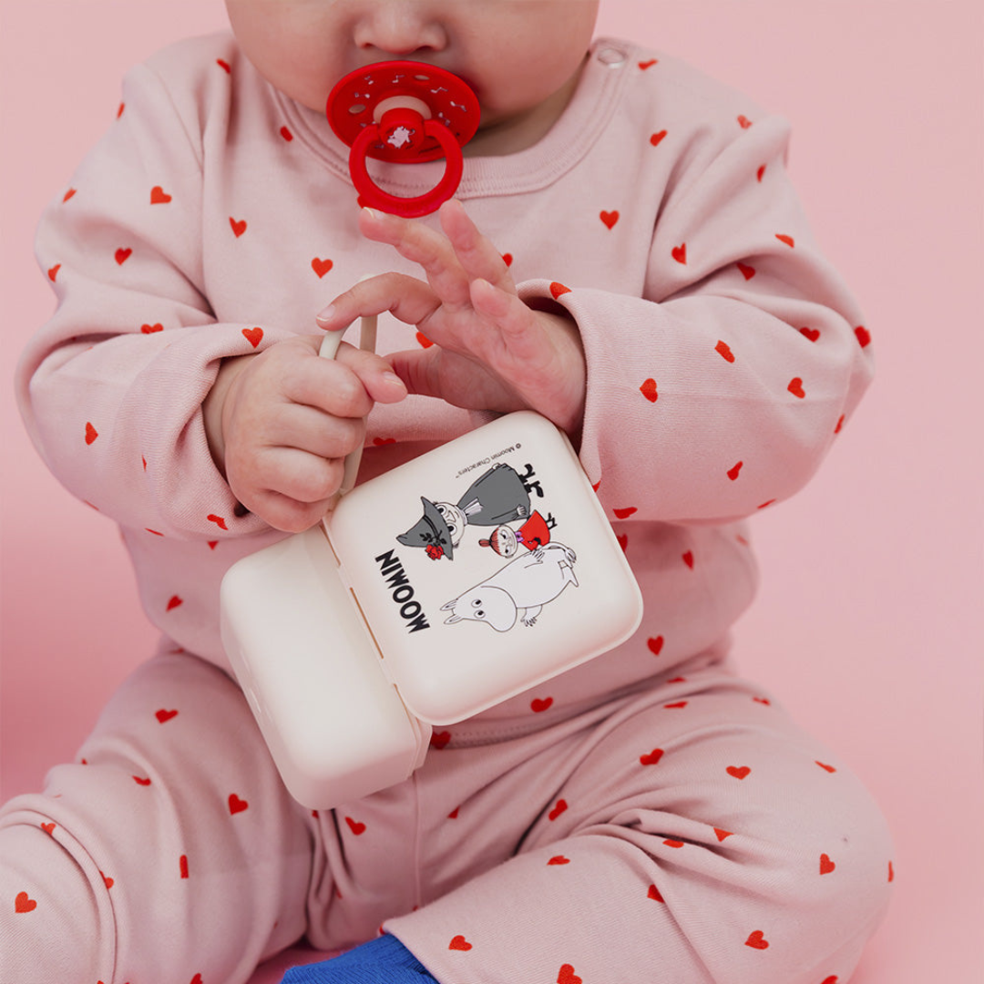 Moomin Friends Pacifier Box Ivory