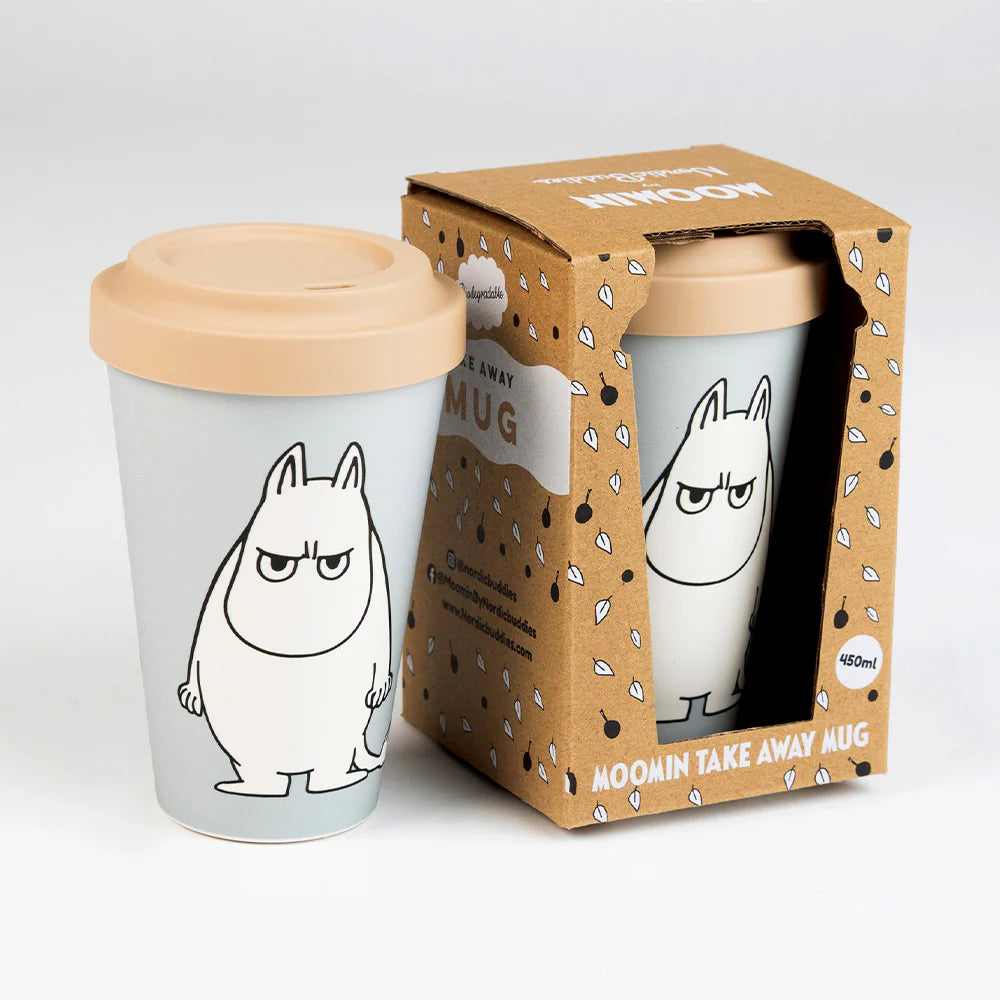 Take Away Mug Angry Moomintroll  Grey