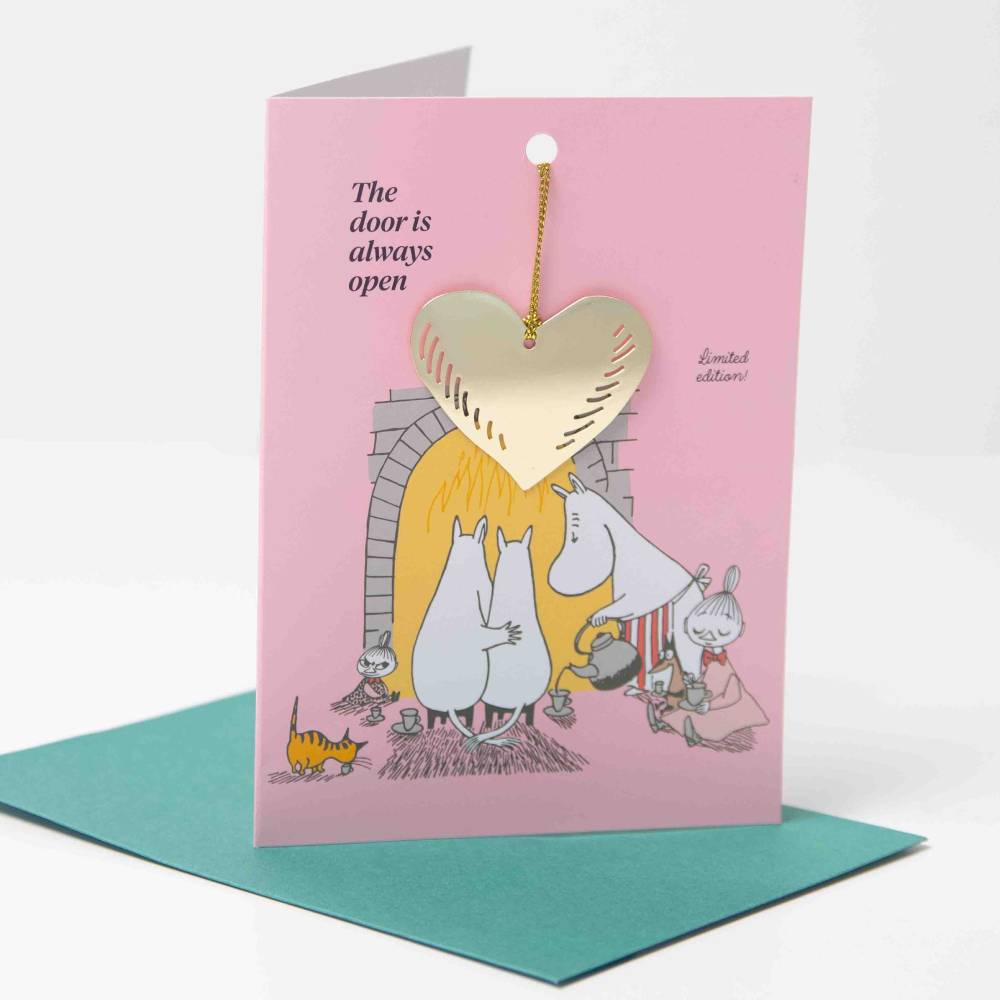 Moomin 80 Doorstep Postcard