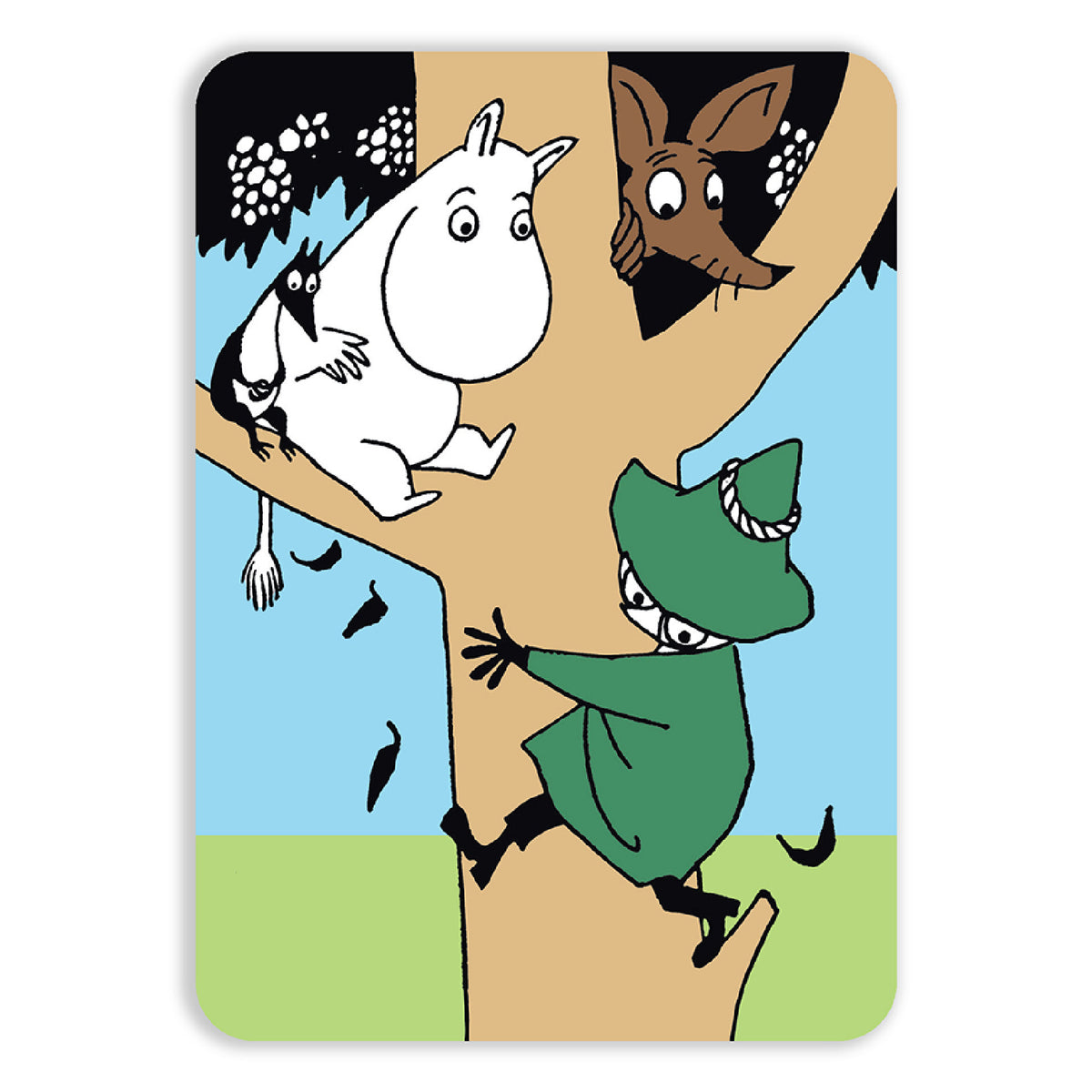Postcard Moomintroll And Friends In A Tree